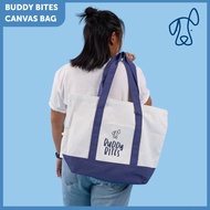 Buddy Bites Canvas Tote Bag