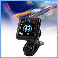 [SzgqmyyxcbMY] Guitar Tuner 360 Degree Rotatable Multifunction for Acoustic Guitar Violin