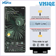 VMIQE 2ชิ้นฟิล์มสำหรับ Google Pixel ไฮโดรเจลด้านหน้า8 Pro 7A 6A Pixel 7 6 Pro 5 4A 5G 4ป้องกันหน้าจอ XL เจลเป็นมิตรฟิล์มติดเครื่อง PIVBQ