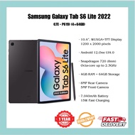 Samsung Galaxy Tab S6 Lite 2022 Edition (LTE-P619)(4GB+64GB) Tablet - Original 1 Year Warranty by Samsung MY