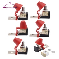 [deevoka] Mrbf Terminal Fuse Block, Dustproof, Single Bolt, 5/16" (M8), 58V, Marine Rated Compact Fu