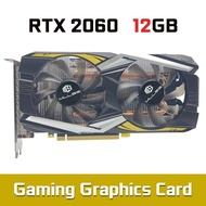 RTX2060 12GB RTX2060 12GB Mllse Dual Fan Geforce RTX2060 6GB GDDR6 12NM PCIE16 Graphics Cards RTX206