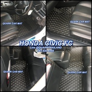 พรม6D CIVIC FC / FK เต็มภายใน ตรงรุ่น ฟรีของแถม3อย่าง