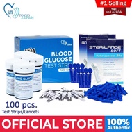 LY IndoplAS Elite Tokyo JApAn 100 PCS IgS102 TeSt StripS At 100 PCS LAncetS Blood SugAr Monitoring