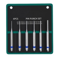 1pc/6pc Roll Pin Punch Tool 150mm Alloy Steel Punch 2mm-8mm Heavy Duty Remover Chisel Cone Punch for