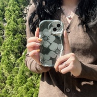 NEW Softcase Glossy Sakura Flower Black CASE FOR OPPO A15 A15S A16 A17 A17K A1K A76 A36 A96 A3S A52 