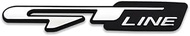 3D ABS GT Line Logo Car Emblem Auto Grand Tourer Badge Premium Sticker Racing Sport Decal Replacemen