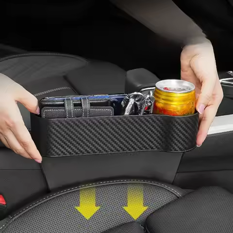Car Seat Gap Storage Box, Multi-functional Car Seat Storage Box, Can Store Mobile Phones, Keys, and 
