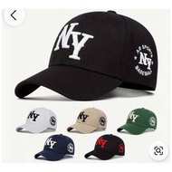 Ny Baseball Cap Plain Cotton Material NY Baseball Cap Distro Hat Baseball Cap