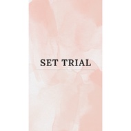 TRIAL SET - holds 2 to 4 weeks
