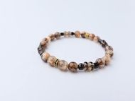 煉金庇影 黑金鋰雲母 茶晶 黑碧璽 避邪 五行 水金款 水晶手鏈