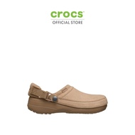 CROCS รองเท้าลำลองผู้ใหญ่ CLASSIC CRAFTED VEGAN SUEDE CLOG รุ่น 211930-2JJ - MILK CHOCOLATE