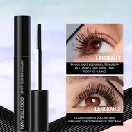 Waterproof Mascara, Natural Thin Long Curl Mascara, Quick-Dry Waterproof, Smudge-Proof, Lasting Shap