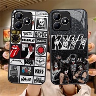 Z-56 Fashion Rock Band Case Casing for Realme Narzo 50A GT 6 C53 C31 C35 N53 Prime 5G HD Glass