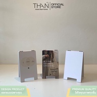 ป้ายตั้งอันเล็ก ป้ายมินิมอล ป้ายตั้งโต๊ะ คาเฟ่ ป้าย QR code ป้ายคิวอาร์โค้ด ป้ายโปรโมชั่น stand sign