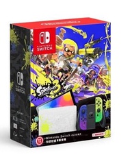 任天堂 - Switch OLED 主機 (Splatoon 3 漆彈大作戰 3 斯普拉遁 3 限定版) [香港行貨]