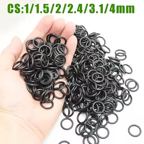 100/50P Rubber O Ring Sealing Gasket for Car Faucet Plumbing Washer CS 1/1.5/2/2.4/3.1/4mm Oil -Resi