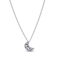 Pandora Crescent Moon Pendant Necklace