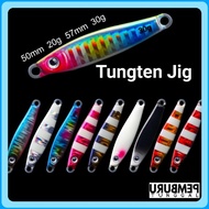 Bilis Tungten Jig, 20g dan 30g fast Jig, Micro Jig, Casting GT, Tenggiri, Ebek, Sagai