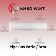 KHEN2505 Vario Gas Pipe / BEAT - White Sleeve Sleeve for Honda Vario Gas Mica Vario Techno Carbureto