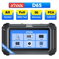 XTOOL D6S Lifetime Free Update OBD2 Scanner Full System Car Diagnostic Scan Tool 30 Resets CANFD FCA