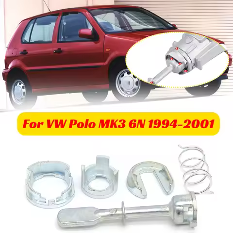 Front Door Handle Lock Cylinder Barrel Paddle Repair Kit Tool 57MM 67MM For VW Polo MK3 6N 6KV 94-01