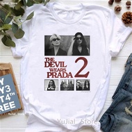 Cool The Devil Wears Prada 2 Printed T Shirt Women Latest Movies Fashion T-Shirt Summer Short Sleeve