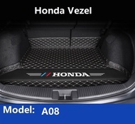 Honda vezel boot mat/ PVC LEATHER /VEZEL waterproof mat/vezel anti slip/slide mat