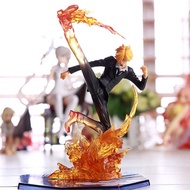 IJVBTV โมเดลวันพีช PVC รูปปั้น Sanji Roronoa Zoro อะนิเมะ Battle Action Figurine ของเล่น Monkey · D· Luffy ของเล่นตัวเลข