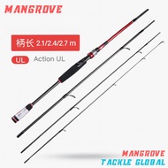 Mangrove 4-Section Travel Spinning Rod 2.1/2.4/2.7 m | 10–30 g / 15–40 g