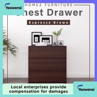 Homez Chest Drawer HMZ-CD-DT-7000 with 3 Layer Drawer Storage - 2.5 ft