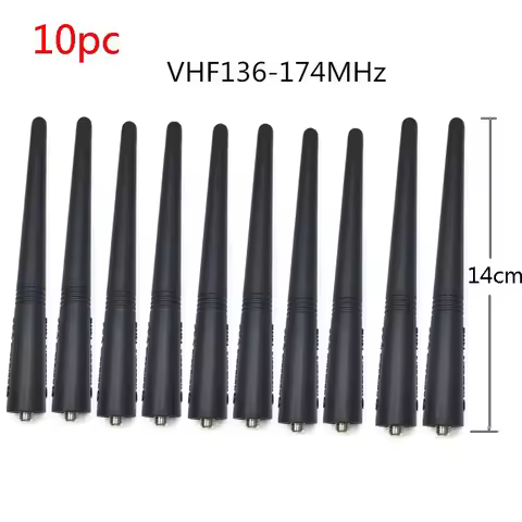 10pc VHF 5.5" Antenna for Motorola GP328 GP340 GP338 GP3688 GP88S GP88 HT750 HT1550 Two Way Radio Wa