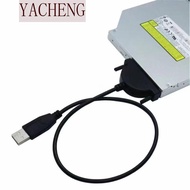 YACHENG CD/DVD-ROM Drive Cord, Mini Sata II 7+6 USB 2.0 To Mini Sata Cable, Adapter Cord 13Pin Adapt