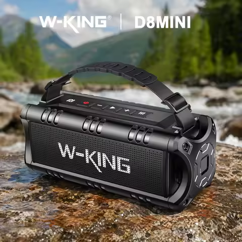 W-KING D8 90W Max Bluetooth Speaker IPX6 Waterproof Portable Speakers Wireless 50W Deep Bass Home/Pa