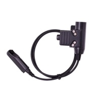 Taktikal U94 PTT Kabel Kunci Palam Alat Dengar Penyesuai untuk BAOFENG UV9R Pro Pus A58 9700 5RWP HA