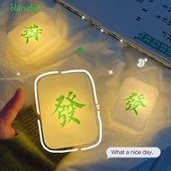 BLUEVELVET Mahjong Night Light Facai Small Table lamp Atmosphere Light Eye Care Bedroom Decorative Lamp