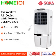 Sona Air Cooler with Remote &amp; Evaporative Sys 30L SAC 6331 || SAC6331