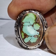 HIJAU Light Green Persian Turquoise Gradation EST DIM 17x11x6 Ring 8