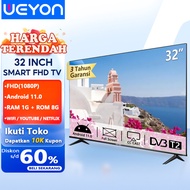WEYON Smart Digital TV 32 inch 40 inch 43 inch TV Smart Led 32 inch 40 inch 43 inch TV OS COOLITA Smart Led Murah Promo-Gratis kayu package