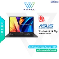 (Clearance0%) Asus Vivobook S14 Flip (TN3402QA-LZ501WS) : Ryzen5-5600H/8GB/512GB SSD/14.0" Touch/Win 11+Office 2021/Quiet Blue/ประกัน 2Y/ตัวโชว์ Demo