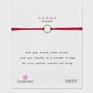 Dogeared Karma 閃亮圓滿圈手鍊 金墜紅線手鍊 附原廠盒