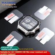For Casio ae-1200 watch HD film Mirror Screen Protector Film small square AE-1200WH AE-1300 protecti