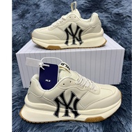 MLB Chunky Runner Basic New York Yankees Cream Shoes - Latest Cream Brown MLB Chunky Runner NY Shoes