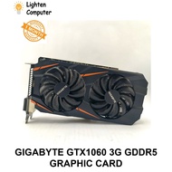 【USED】 GIGABYTE GTX1060 WINDFORCE OC 3G GDDR5 Graphic Card  | 6 pin | GDDR5 | Graphics Card | GTX106