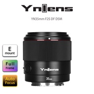 YONGNUO Ynlens YN35mm F2S DF DSM 35MM Wide-angle Prime Lens F/1.8 Large Apeture AF MF for Sony E Mou