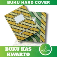 QUARTO BOOK 3 COLUMNS CONTENTS 100 SHEETS