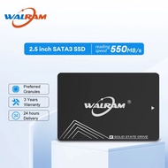 Walram SSD 512GB 128GB ฮาร์ดดิสก์256GB SATA3 SSD 1TB 120GB 240GB 480GB HDD 2.5 "สถานะของแข็งไดรฟ์ภายในสำหรับพีซีแล็ปท็อป