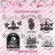 CUSTOM LIBRARY STAMP /BOOKSTAMP/LIBRARIAN/EXLIBRIS VOLUME 1