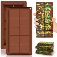 鯨品購 - 【一個裝】加厚深型矽膠巧克力模具 不沾可重複用 適用Knafeh開心果棒自製 多用途廚房烘焙