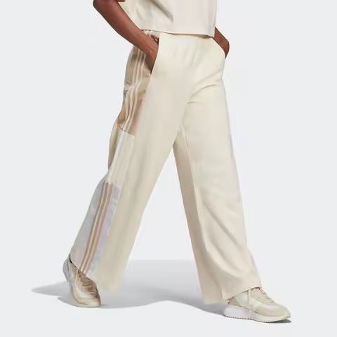 Adidas Official Authentic Three Stripes JOGGERS Women's Loose Sports Wide-leg Pants HM1706